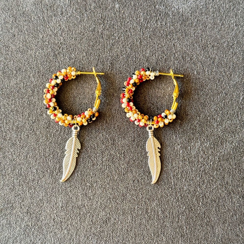 Custom Beaded Hoops - Picture 15 of 16